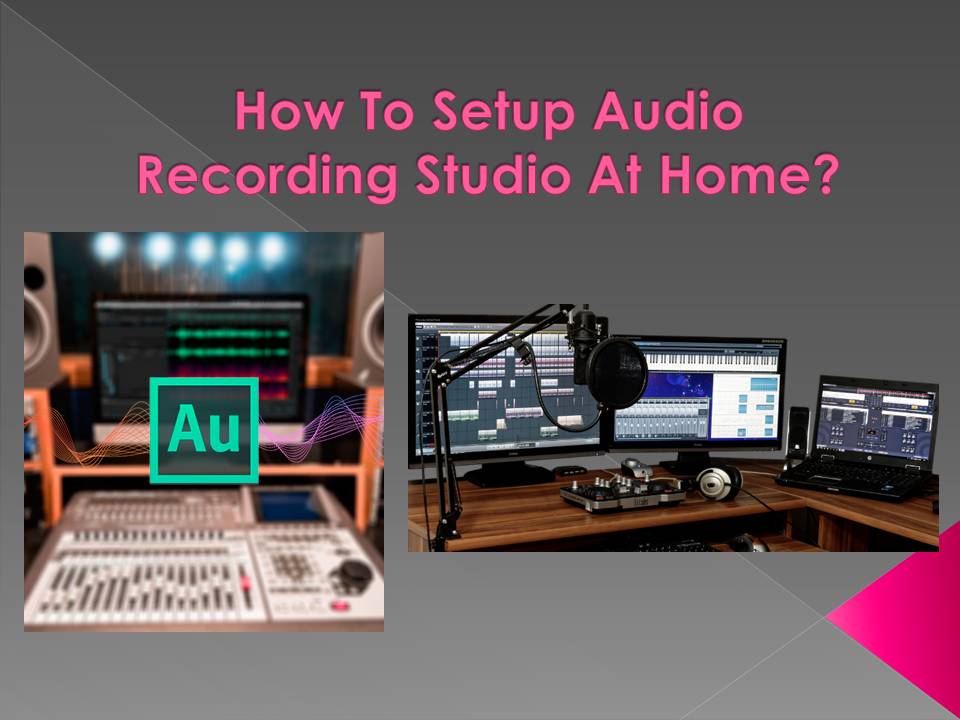 audio recording studio at home